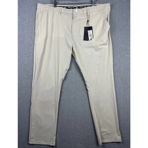 KENNETH COLE Golf Men’s Pants Moisture Wicking Upf 50+ Stretch W46 L32 Stone NWT